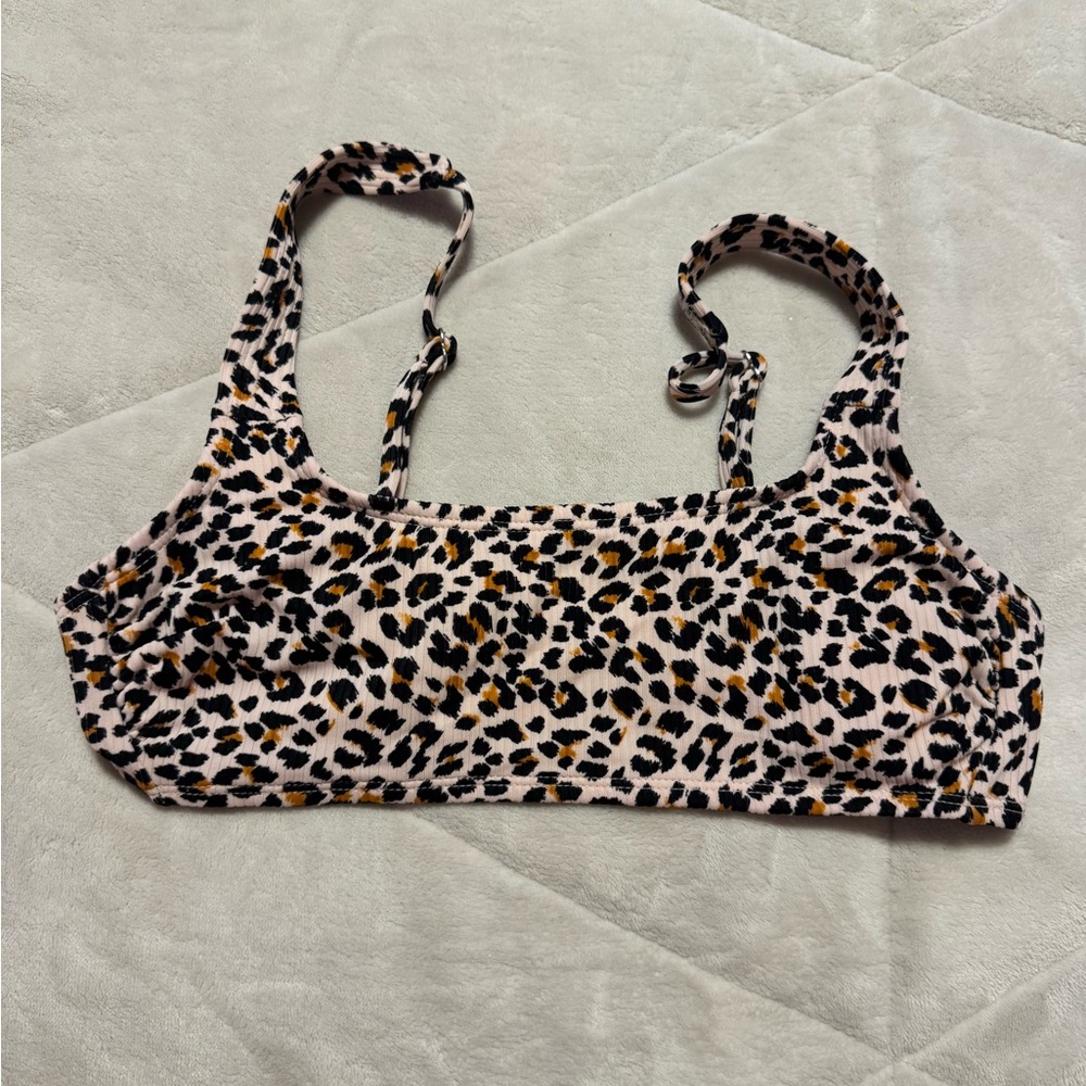 Target Leopard print bikini top